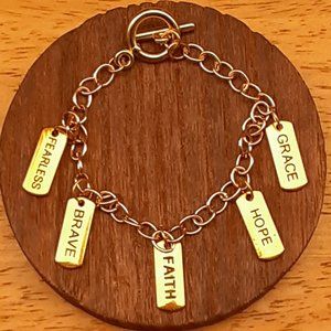 MOTIVATIONAL CHARM BAND - CUSTOMIZABLE!